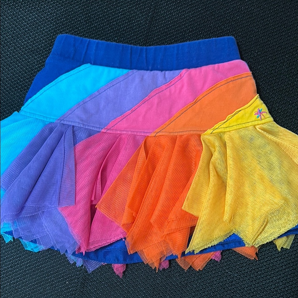 Colorful Rainbow Tulle Skirt